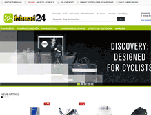 Tablet Screenshot of fahrrad24.de